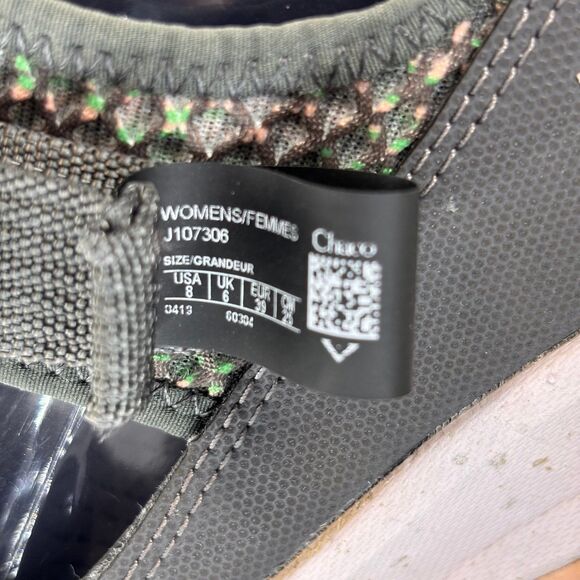 Chaco Odyssey Sport Sandals Grey‎ Pink Polyester Slip On Gorpcore Women's 8 - Picture 9 of 11